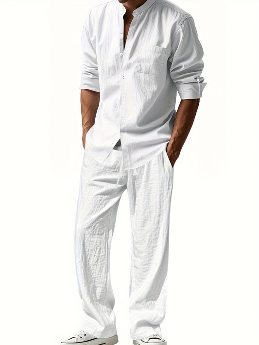 Liam™ | Conjunto casual de lino para un verano sin concesiones