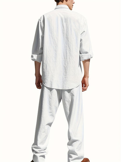 Liam™ | Conjunto casual de lino para un verano sin concesiones