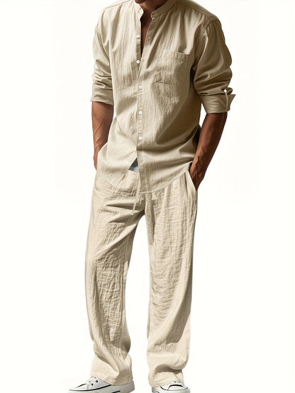 Liam™ | Conjunto casual de lino para un verano sin concesiones