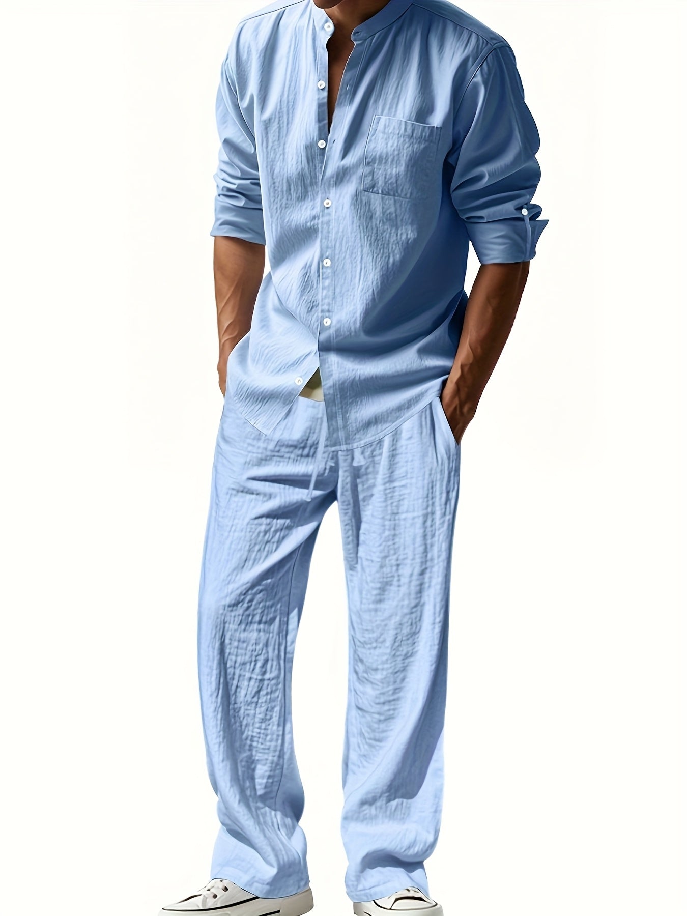 Liam™ | Conjunto casual de lino para un verano sin concesiones