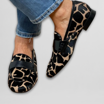 Liv™ | Mocasines con estampado animal y carácter