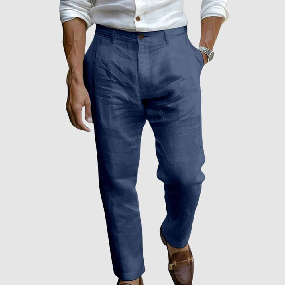 Lundberg™ | Pantalones de lino fresco con elegancia italiana