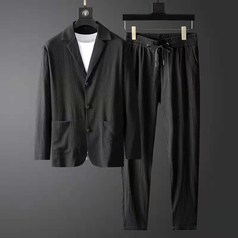 Marcus™️ | Conjunto de blazer de lino que te hará destacar con su sencilla elegancia