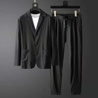 Marcus™️ | Conjunto de blazer de lino que te hará destacar con su sencilla elegancia