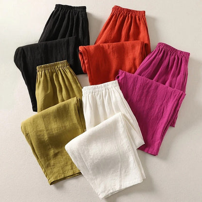 Otilia™ | Pantalones de lino: aireados, naturales y elegantes