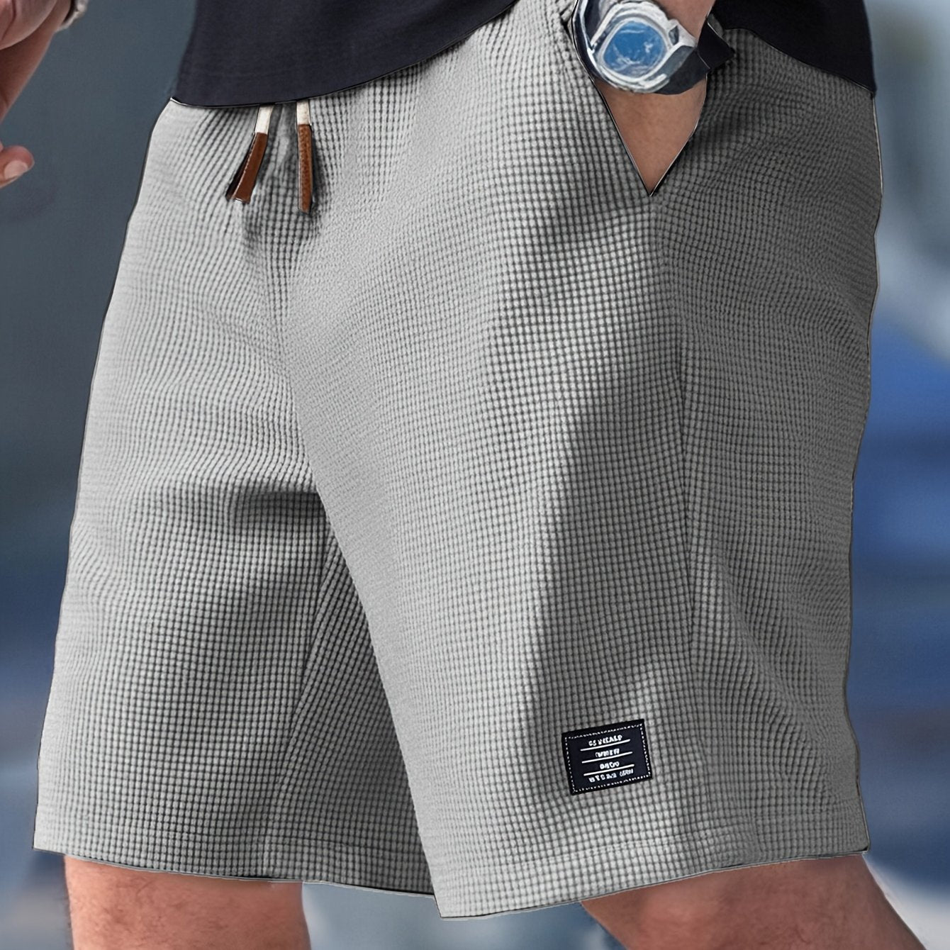 Pelle™ | Pantalones cortos de verano de punto gofrado