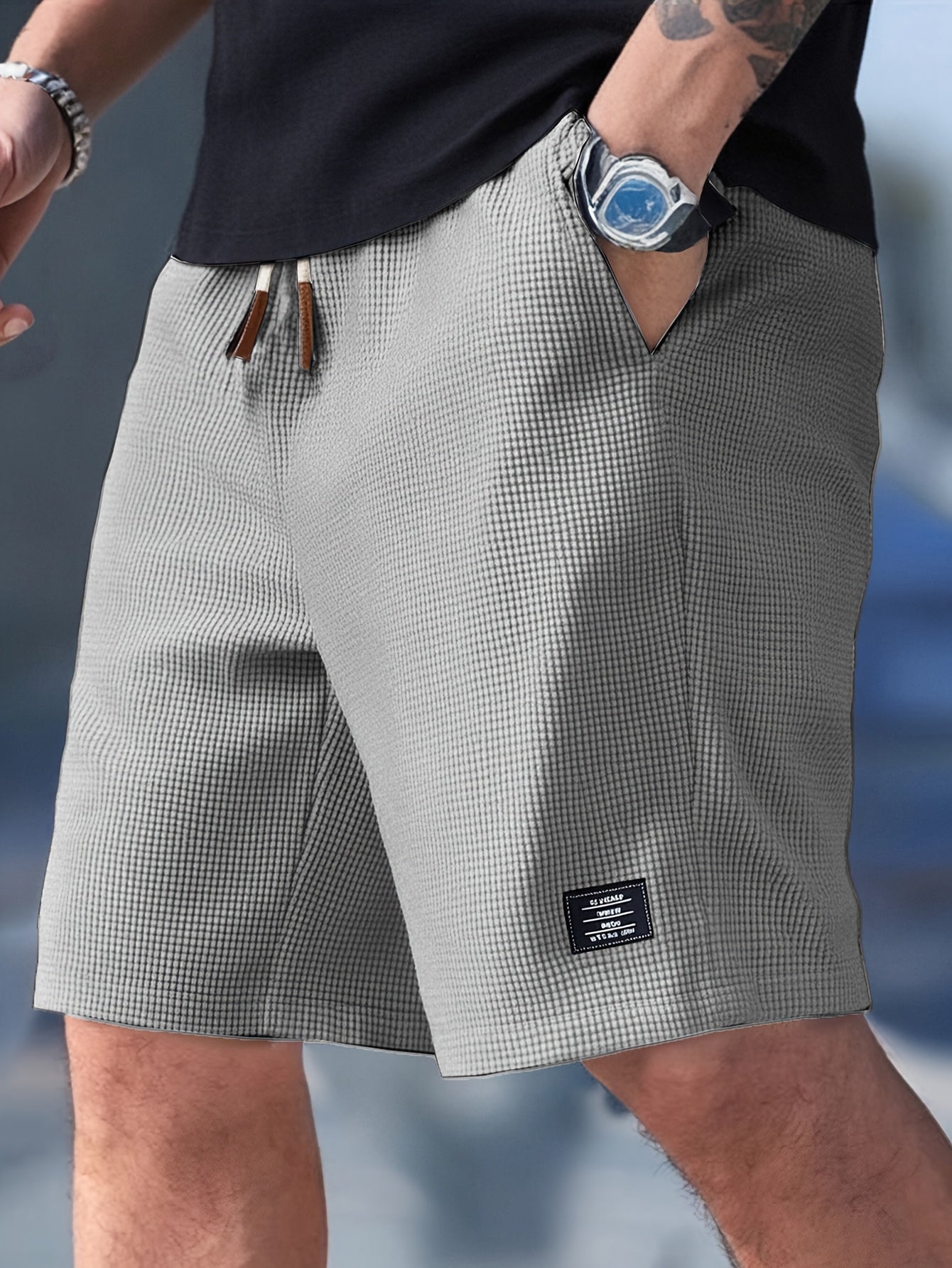 Pelle™ | Pantalones cortos de verano de punto gofrado