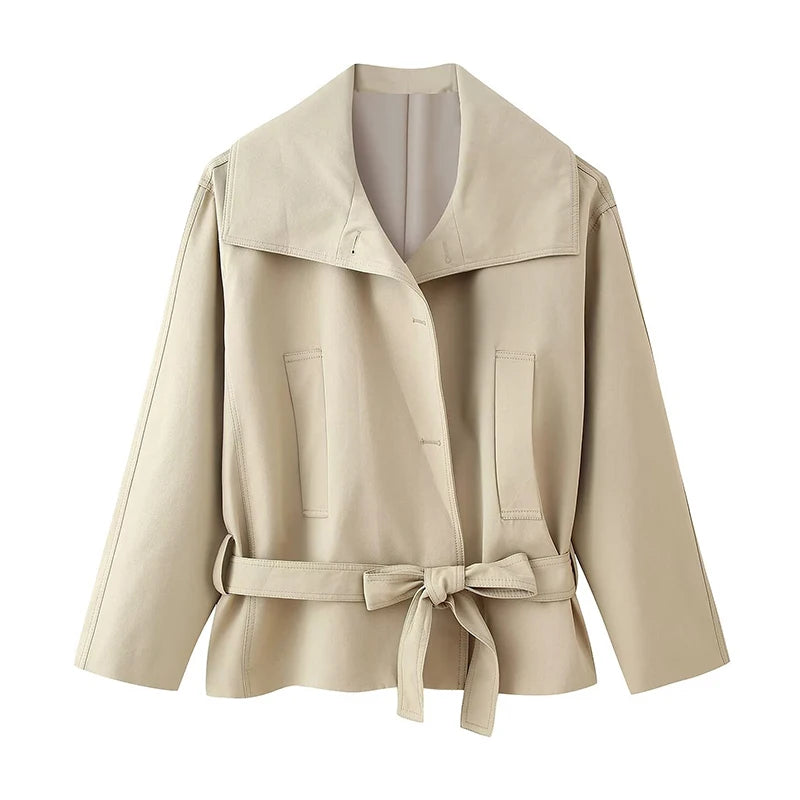 Camila™️ | Chaqueta Trench Corta de Estilo Moderno