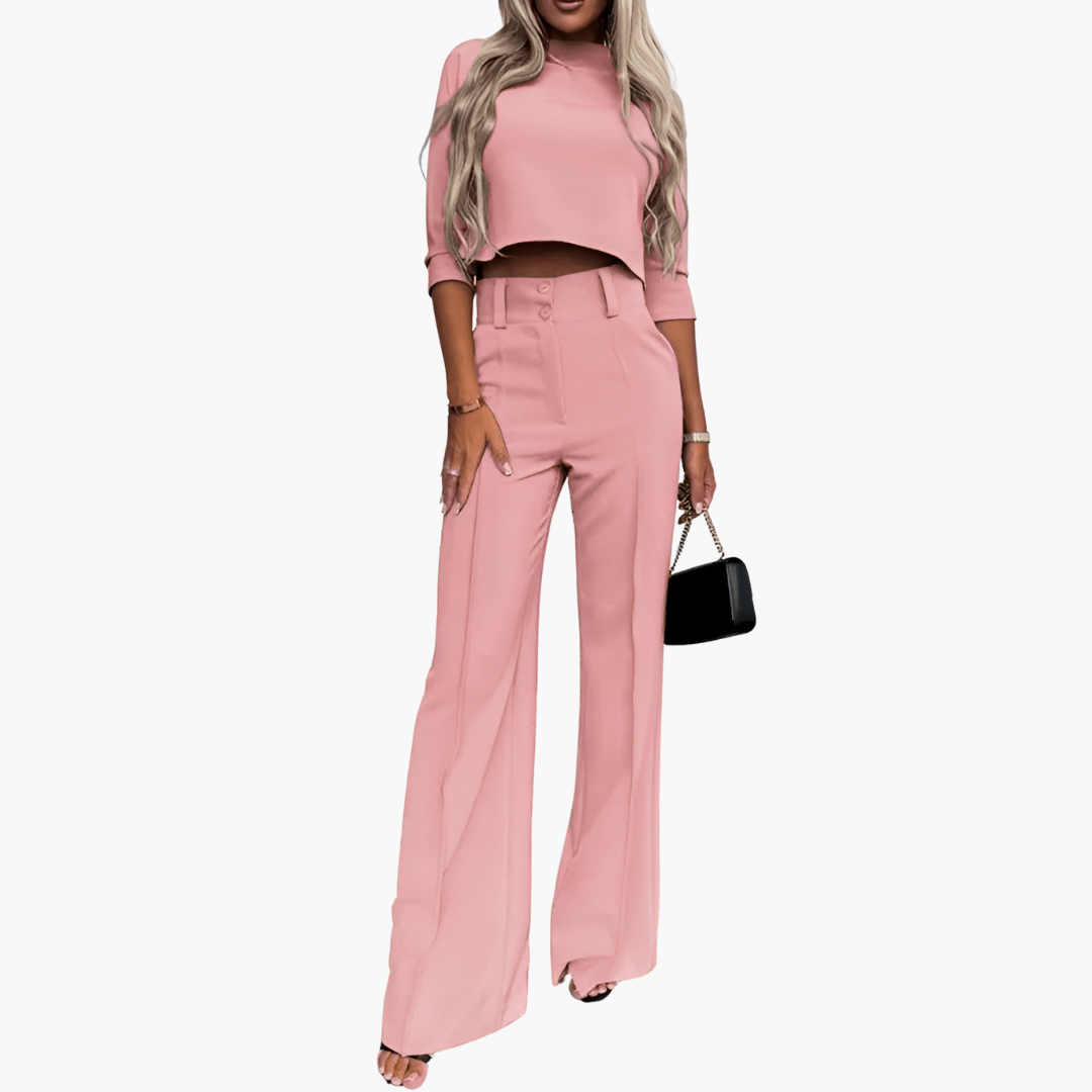Sanna™ | Conjunto de top corto aireado para un estilo veraniego seguro