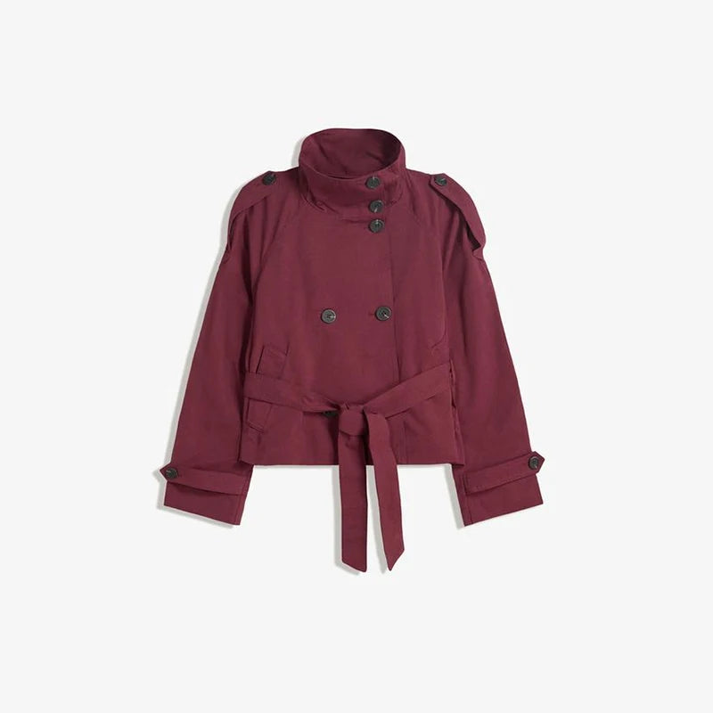 Camila™️ | Chaqueta Trench Corta de Estilo Moderno