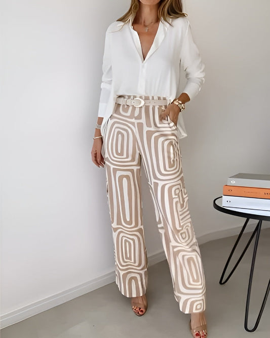 Sigrid™ | Pantalones elegantes con blusa holgada
