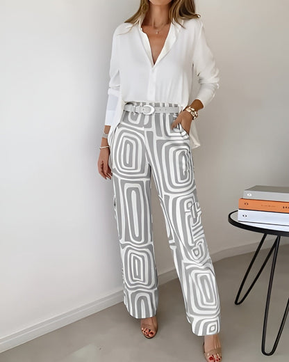 Sigrid™ | Pantalones elegantes con blusa holgada