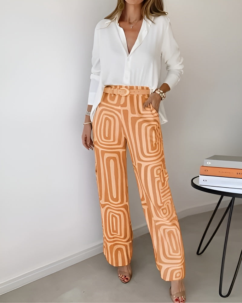 Sigrid™ | Pantalones elegantes con blusa holgada
