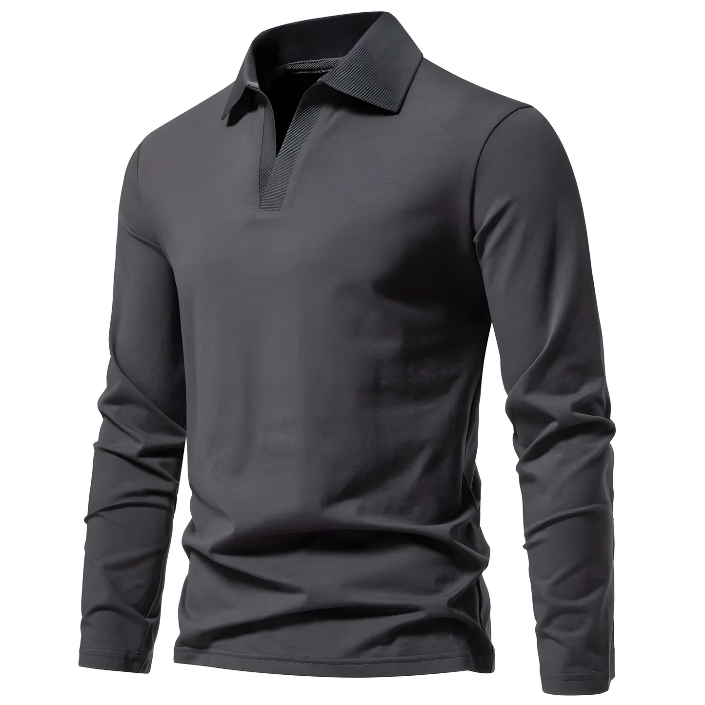Sixten™ | Polo de manga larga en algodón suave