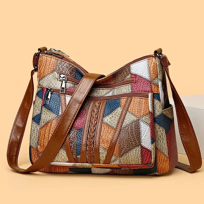 Solara™ | Bolso de cuero con mosaico