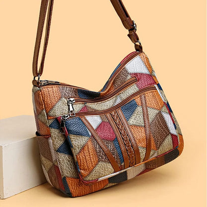 Solara™ | Bolso de cuero con mosaico