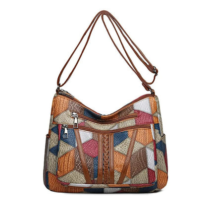 Solara™ | Bolso de cuero con mosaico