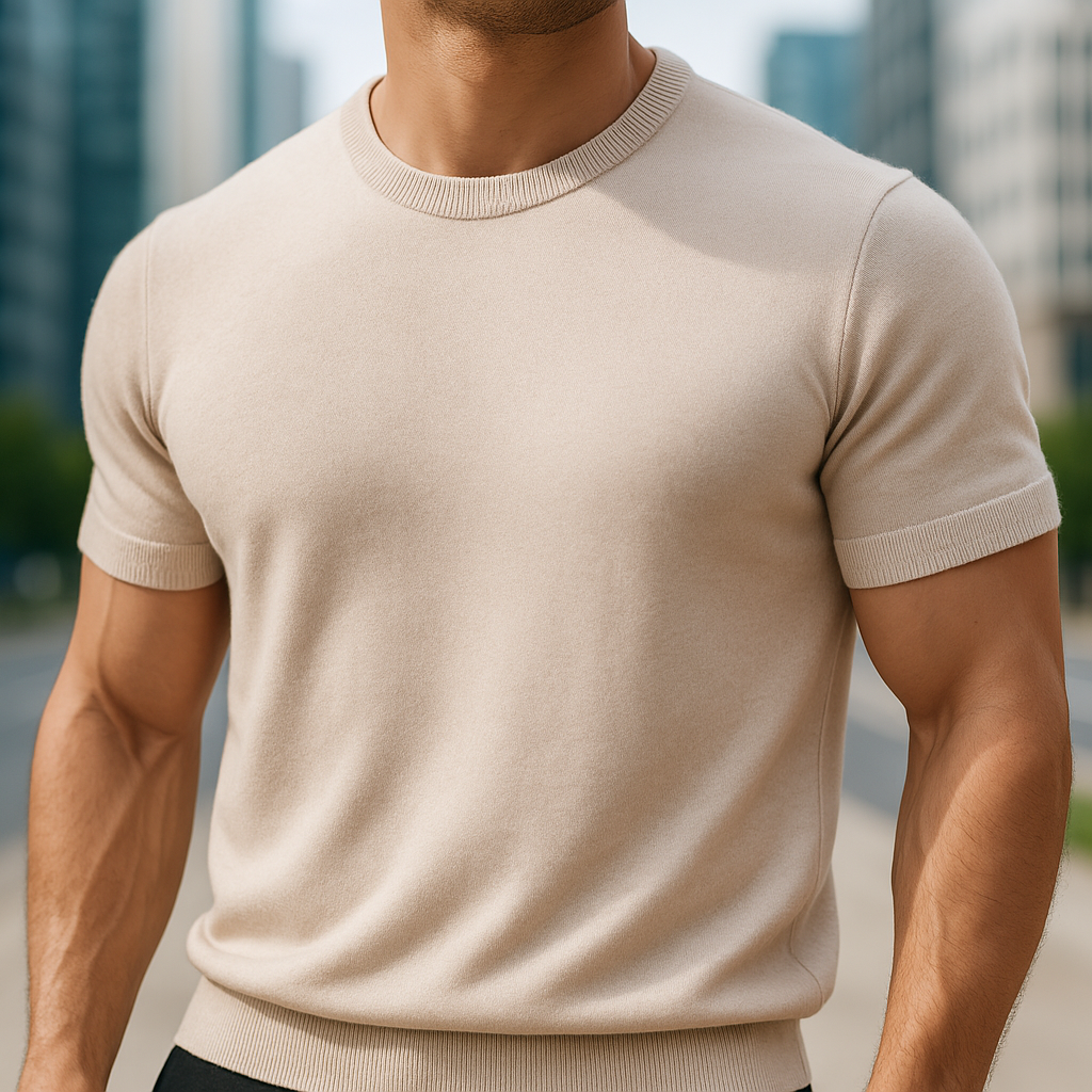 Sverre™ | Camiseta sedosa de lana merino y cachemira