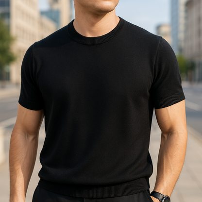 Sverre™ | Camiseta sedosa de lana merino y cachemira
