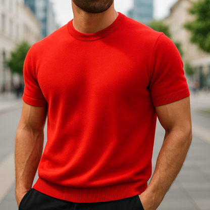 Sverre™ | Camiseta sedosa de lana merino y cachemira