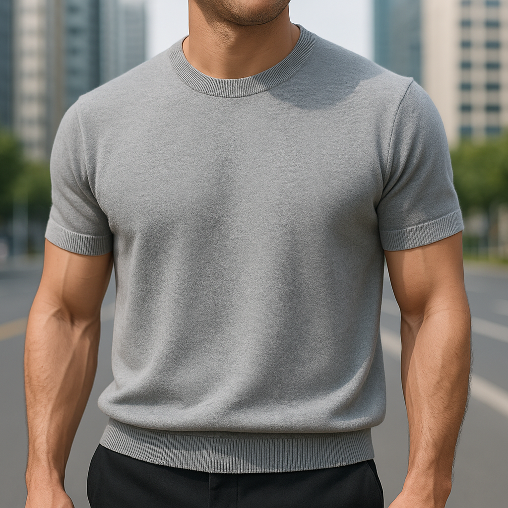 Sverre™ | Camiseta sedosa de lana merino y cachemira
