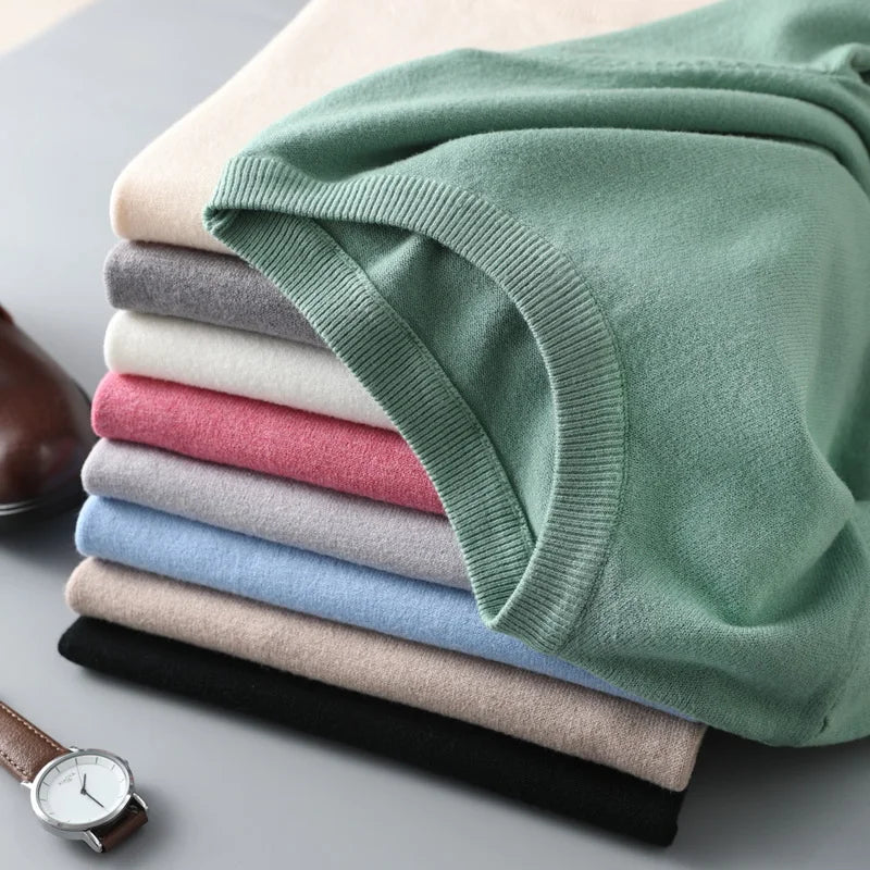 Sverre™ | Camiseta sedosa de lana merino y cachemira