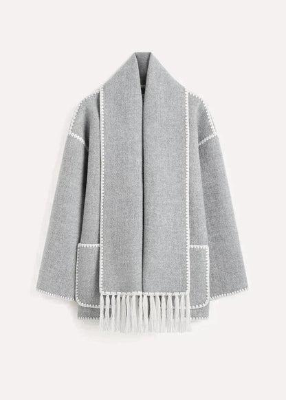 Ylfva™ | Chaqueta con bufanda de moda para mujer