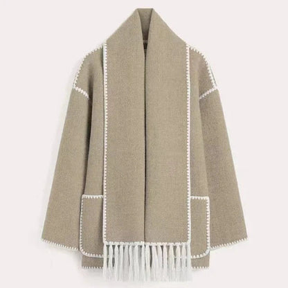 Ylfva™ | Chaqueta con bufanda de moda para mujer