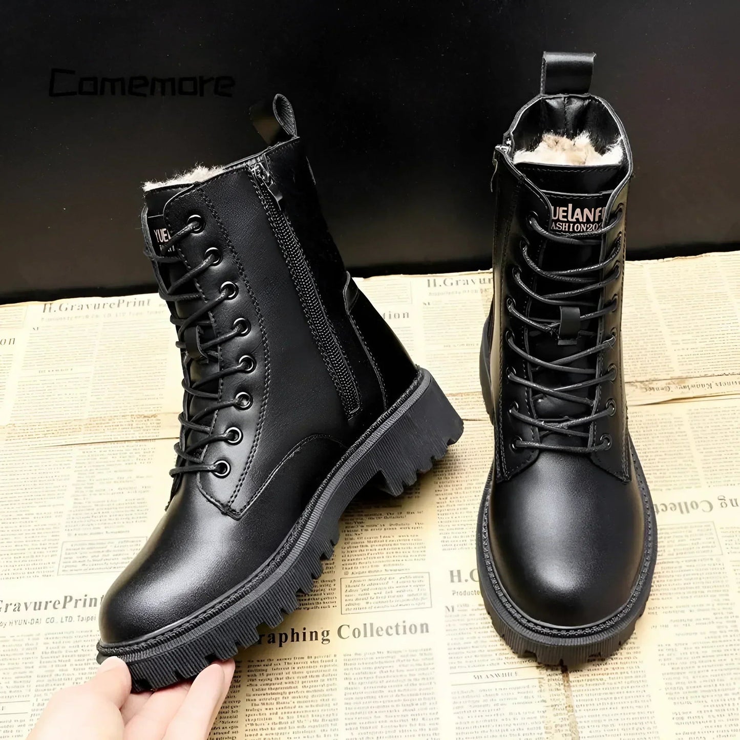 Zorica™ | Botas de piel con forro