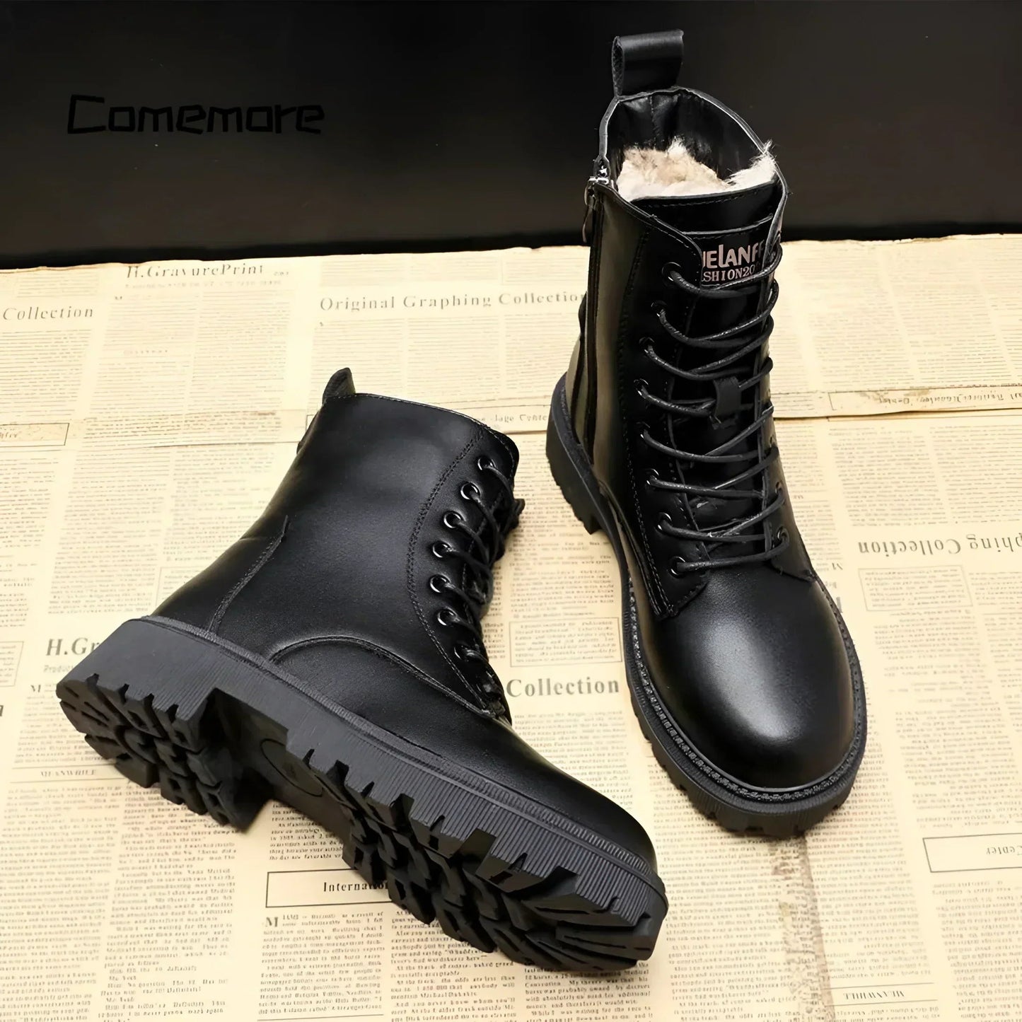 Zorica™ | Botas de piel con forro